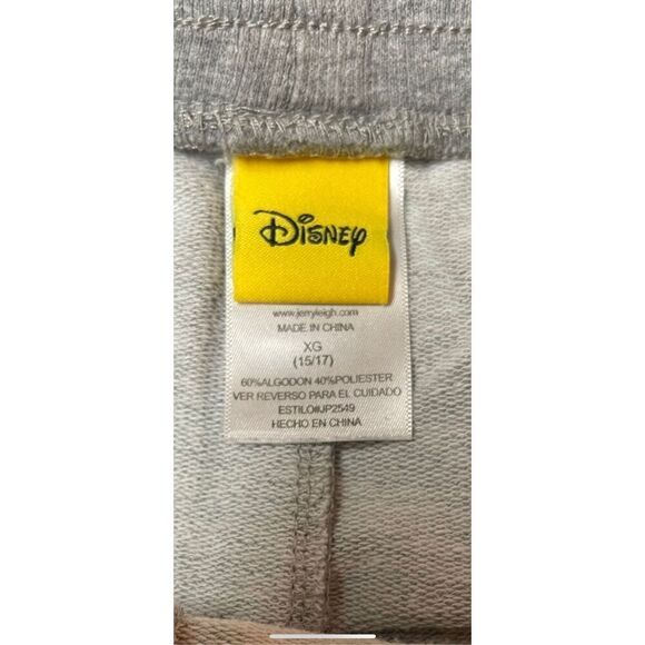 Disney Women's Gray Mickey Mouse Print Drawstring Jogger Pants Size XL 15/17 - Picture 3 of 10